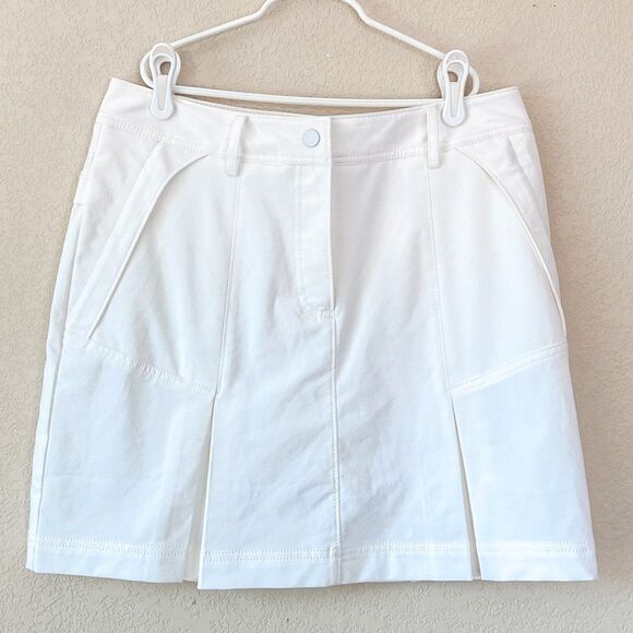Annika Cutter and Buck White Skort with pockets Size 6 - Picture 1 of 6